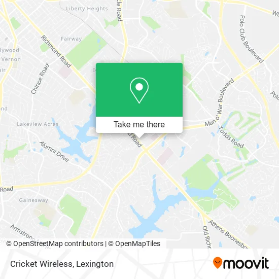 Cricket Wireless map