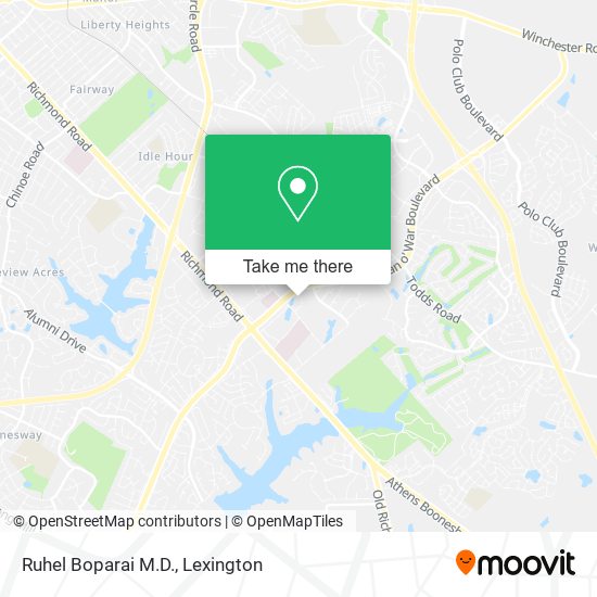 Ruhel Boparai M.D. map