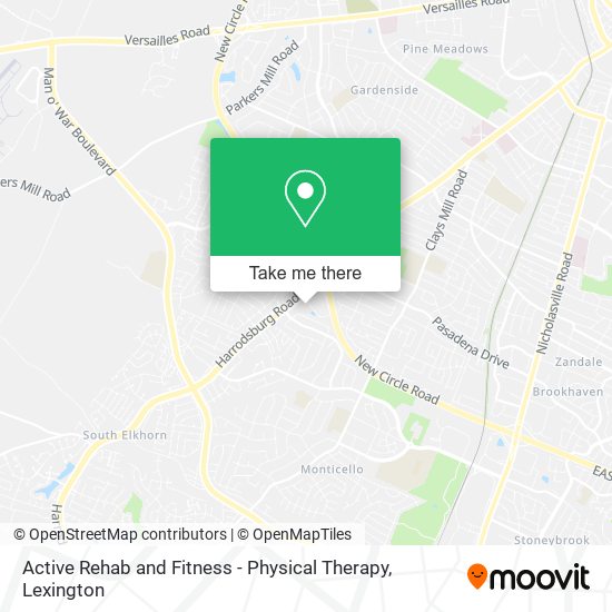 Active Rehab and Fitness - Physical Therapy map