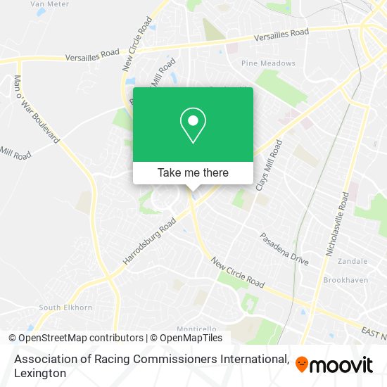 Association of Racing Commissioners International map