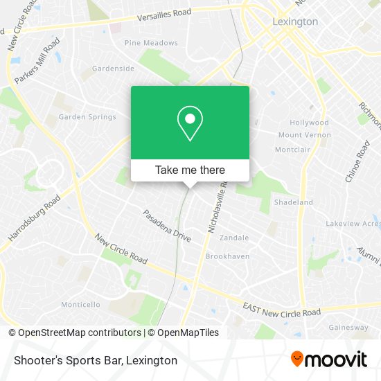 Mapa de Shooter's Sports Bar