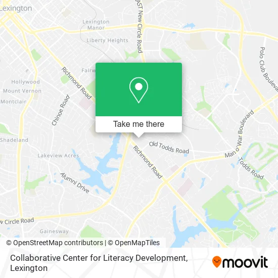 Collaborative Center for Literacy Development map