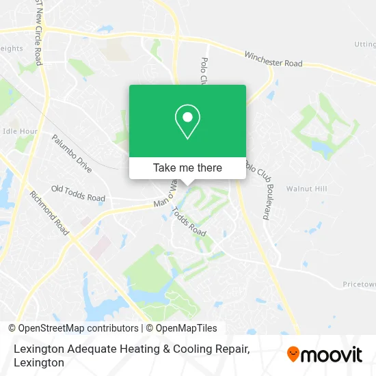 Lexington Adequate Heating & Cooling Repair map