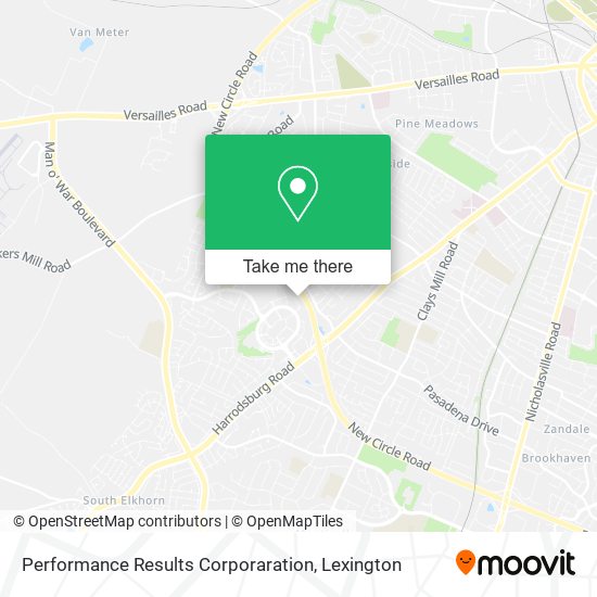 Performance Results Corporaration map