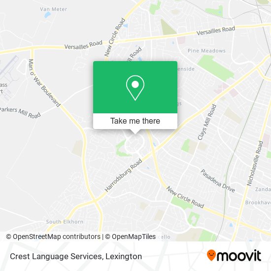 Crest Language Services map