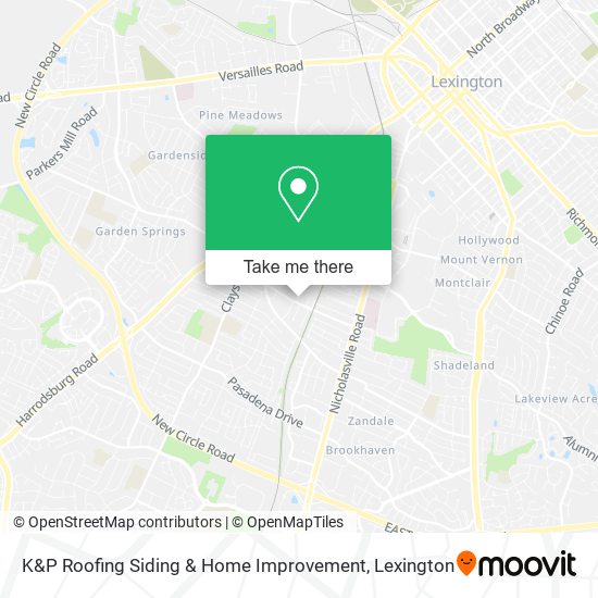 Mapa de K&P Roofing Siding & Home Improvement