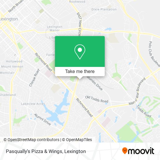 Pasqually's Pizza & Wings map