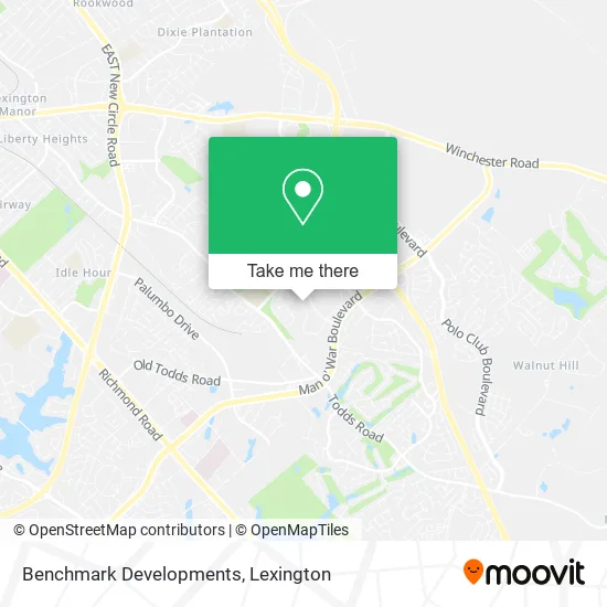 Benchmark Developments map
