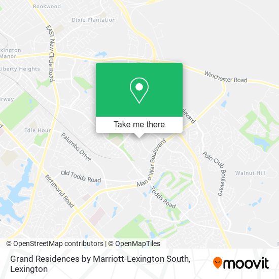 Grand Residences by Marriott-Lexington South map