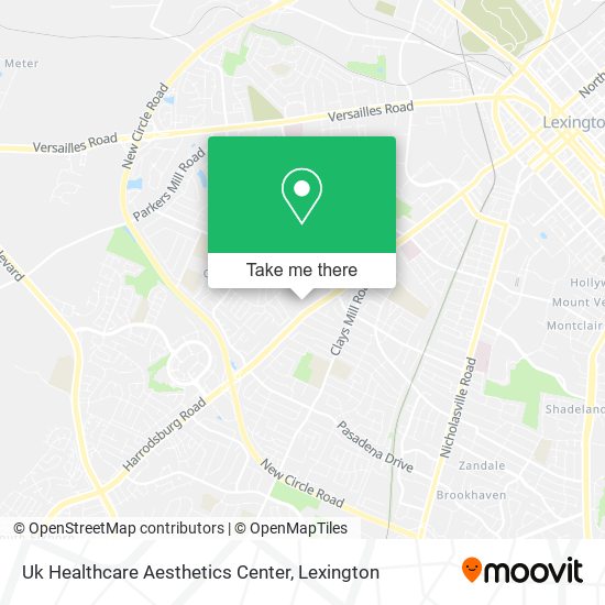 Uk Healthcare Aesthetics Center map