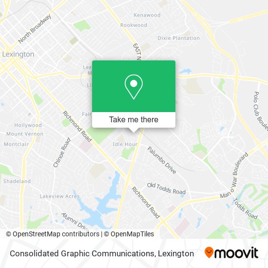Consolidated Graphic Communications map