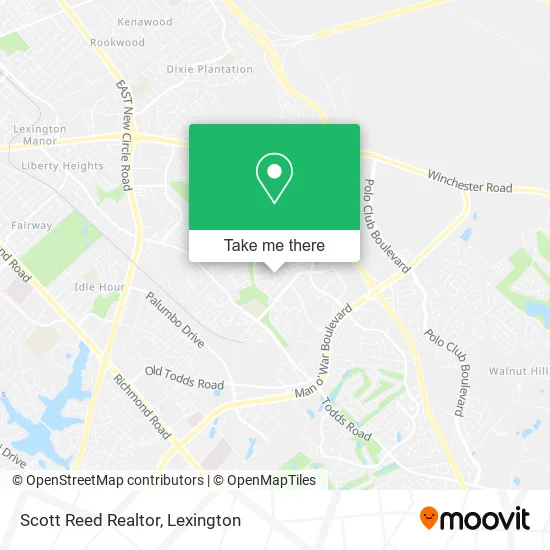 Scott Reed Realtor map