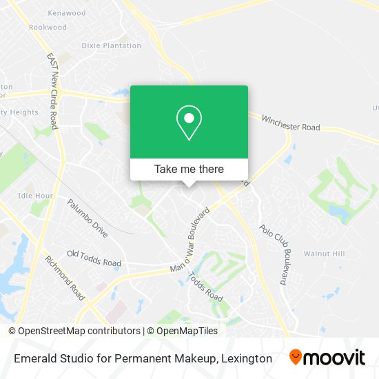 Emerald Studio for Permanent Makeup map