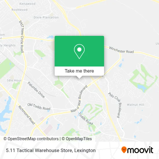 5.11 Tactical Warehouse Store map