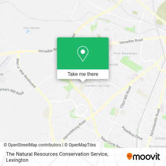 The Natural Resources Conservation Service map