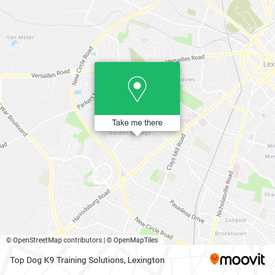 Top Dog K9 Training Solutions map