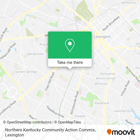 Northern Kentucky Community Action Commis map