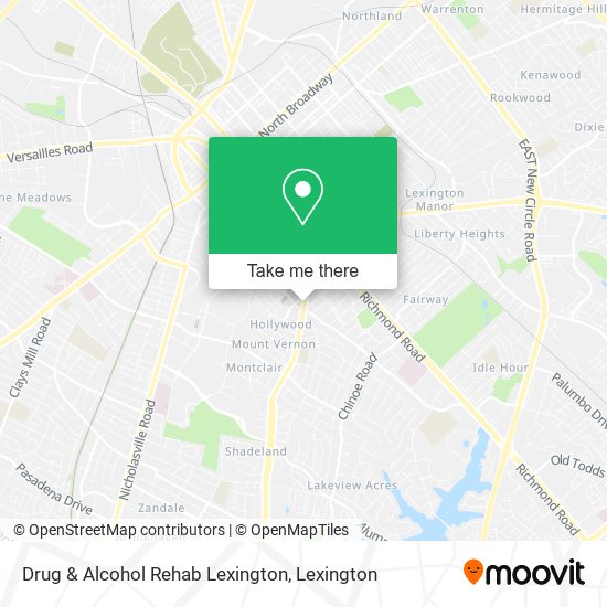 Mapa de Drug & Alcohol Rehab Lexington
