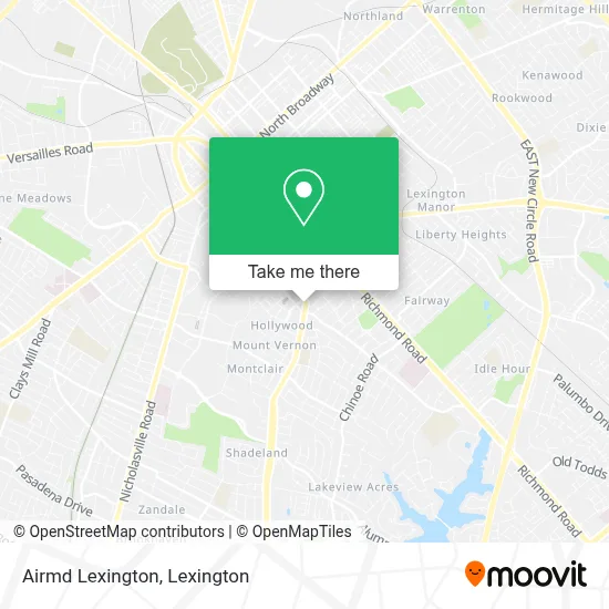 Airmd Lexington map