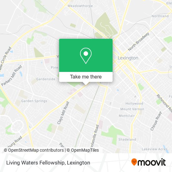 Mapa de Living Waters Fellowship