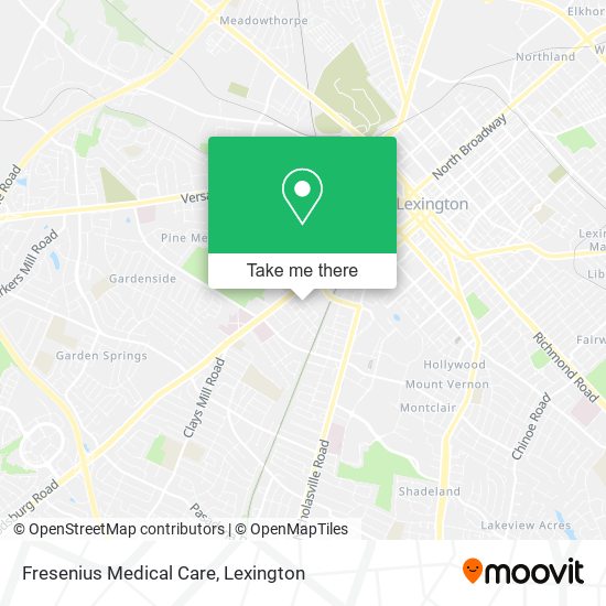 Fresenius Medical Care map