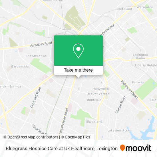 Mapa de Bluegrass Hospice Care at Uk Healthcare