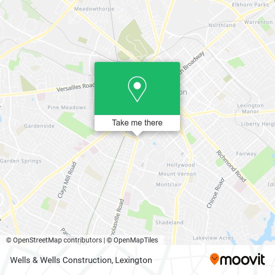 Wells & Wells Construction map