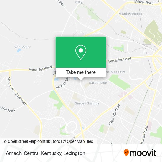 Amachi Central Kentucky map