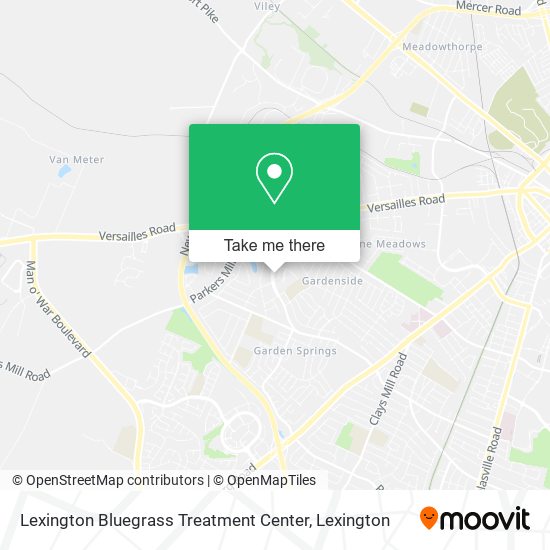 Mapa de Lexington Bluegrass Treatment Center