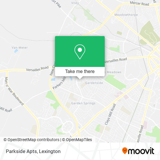 Mapa de Parkside Apts