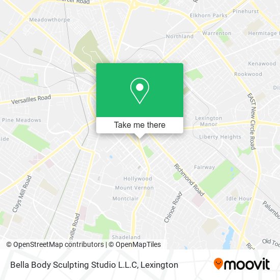 Mapa de Bella Body Sculpting Studio L.L.C