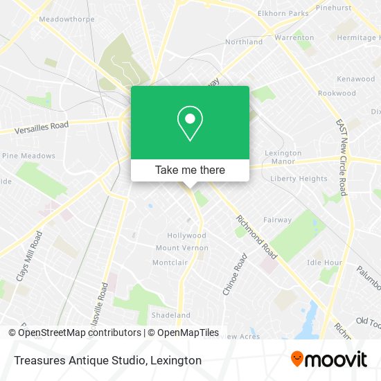 Mapa de Treasures Antique Studio