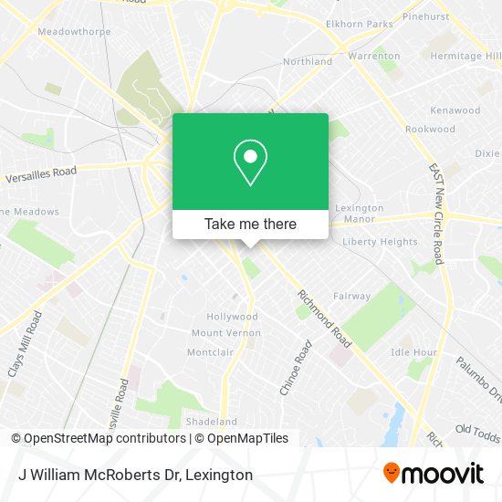 J William McRoberts Dr map