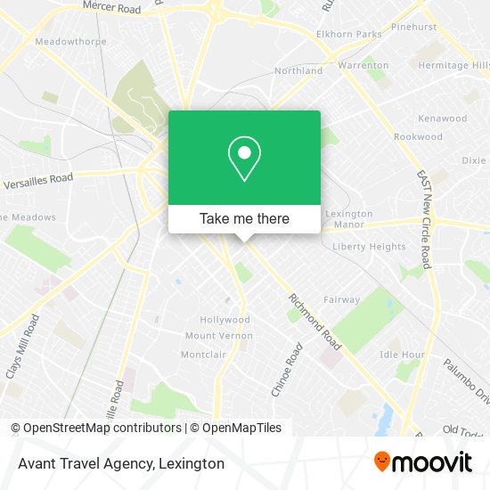 Avant Travel Agency map