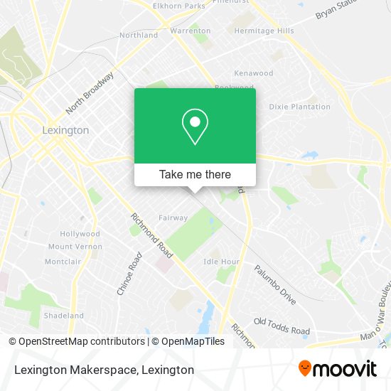 Mapa de Lexington Makerspace