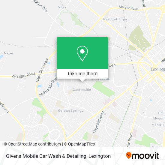 Givens Mobile Car Wash & Detailing map