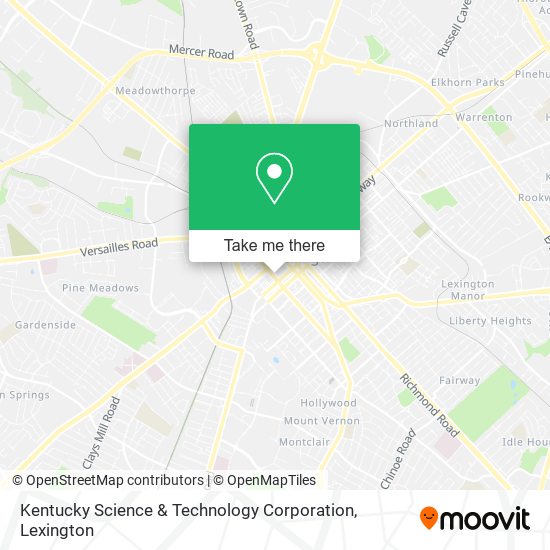 Mapa de Kentucky Science & Technology Corporation