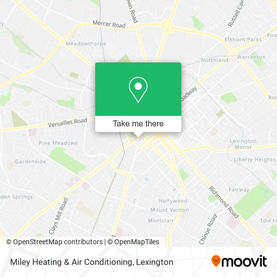 Miley Heating & Air Conditioning map