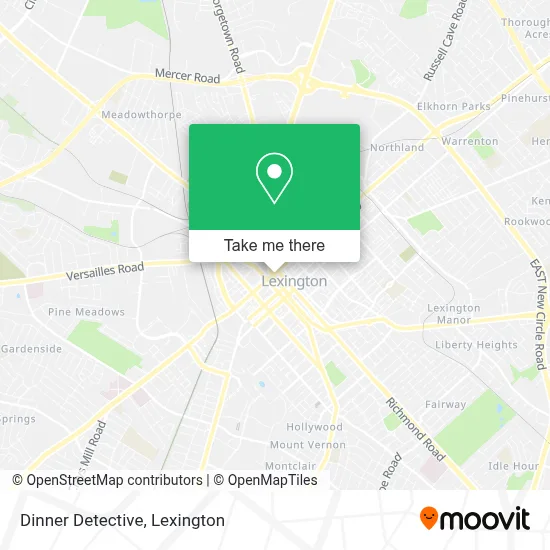 Dinner Detective map