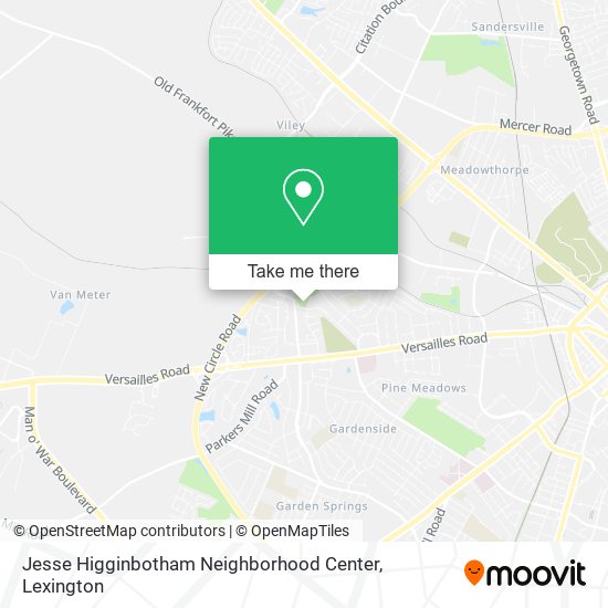 Mapa de Jesse Higginbotham Neighborhood Center