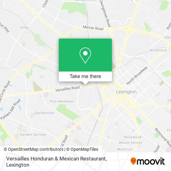Versailles Honduran & Mexican Restaurant map