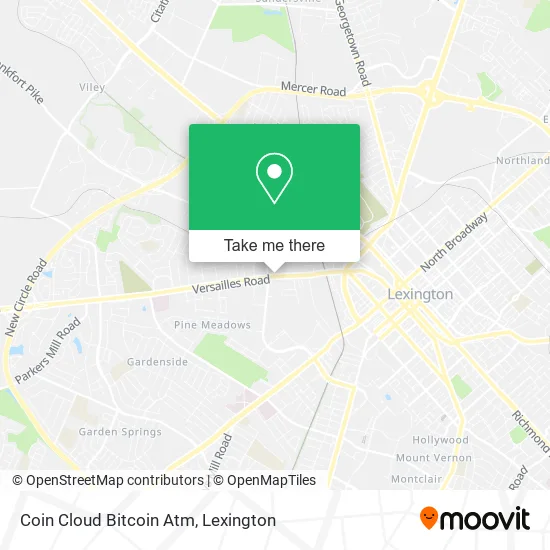 Coin Cloud Bitcoin Atm map