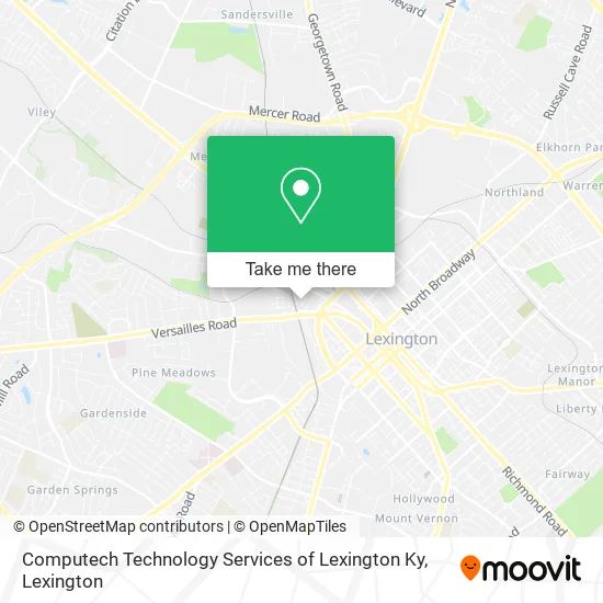 Mapa de Computech Technology Services of Lexington Ky
