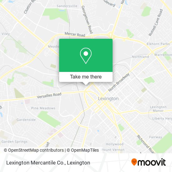 Lexington Mercantile Co. map