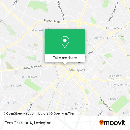 Tom Cheek AIA map