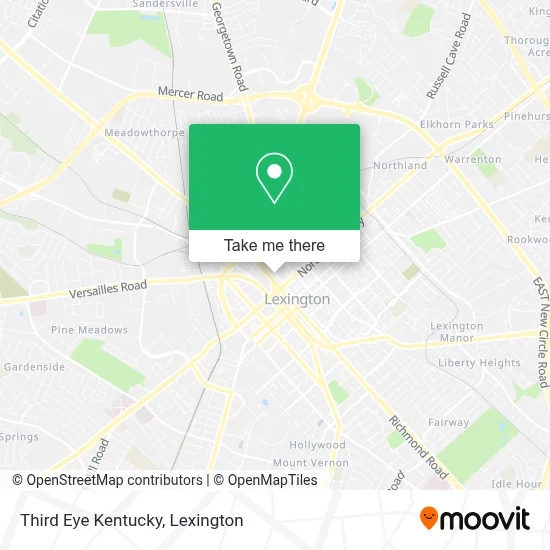 Third Eye Kentucky map