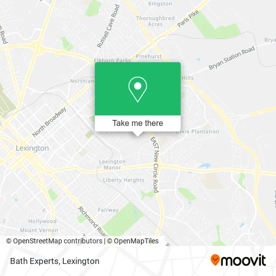 Bath Experts map