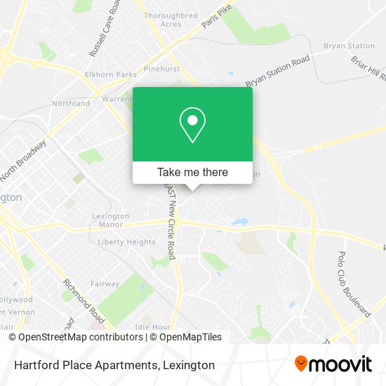 Hartford Place Apartments map