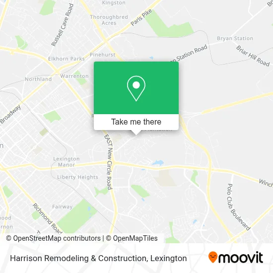 Harrison Remodeling & Construction map