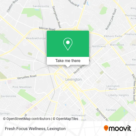 Fresh Focus Wellness map